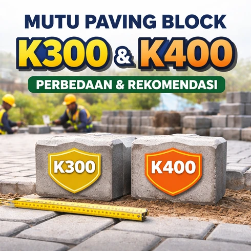 Mutu Paving Block Jogja K300 & K400: Bedanya Apa? Panduan Kuat, Aman, Tepat